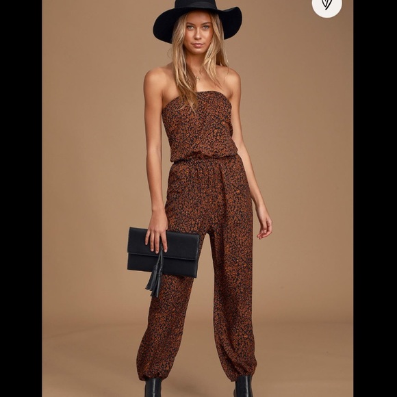 Leopard Jumpsuit - Picture 1 of 5